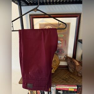 Zara Men's Deep Red Chinos